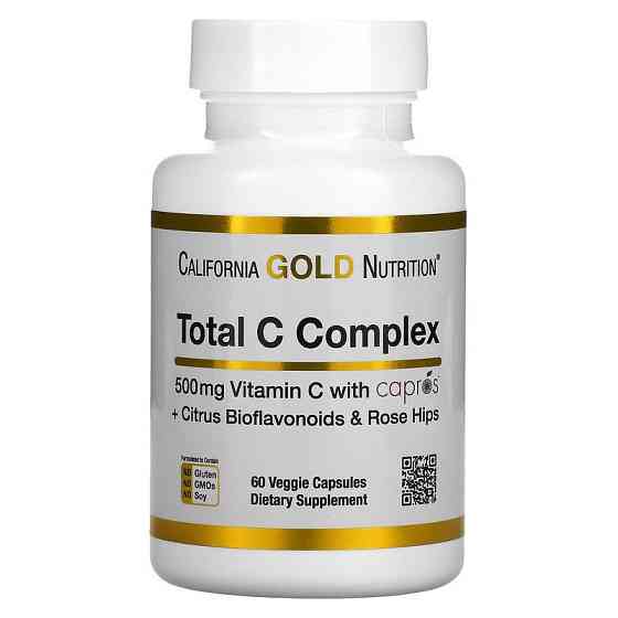 Комплекс із вітаміном C Total C Complex 500 mg 60 Veggie Capsules Луцьк