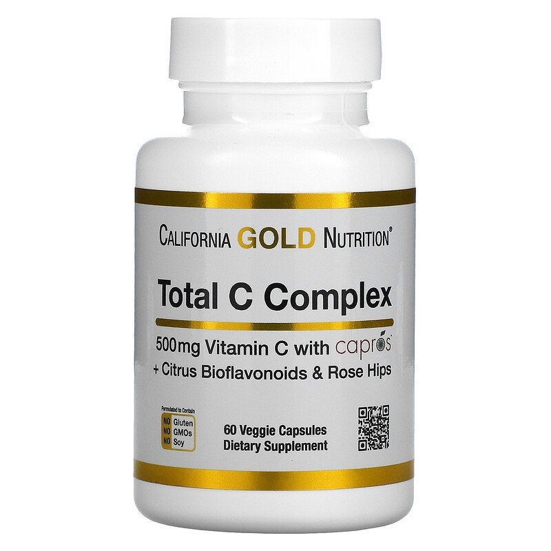 Комплекс с витамином C Total C Complex 500 mg 60 Veggie Capsules Луцк - изображение 1