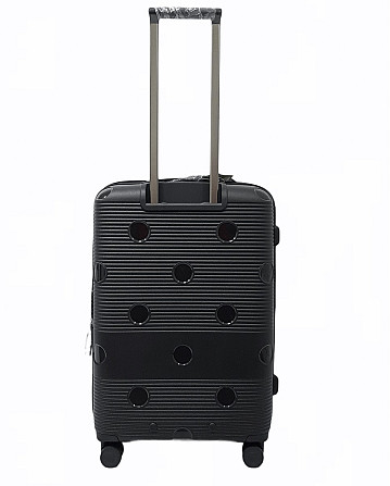 Чемодан пластиковый AIRTEX 246 средний черный Киев - изображение 5