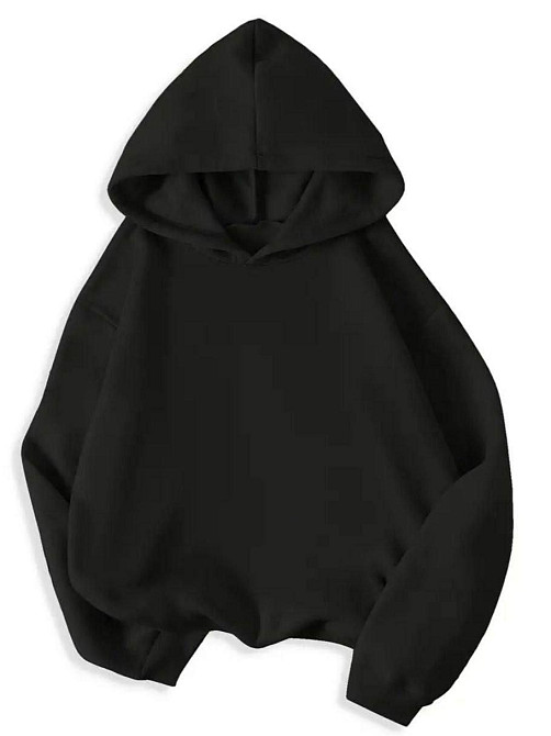 Женское стильное оверсайз худи из тринитки на флисе Одесса - изображение 2