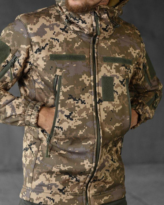 Тактическая куртка мужская весна осень kord пиксель XXXL Одесса - изображение 7