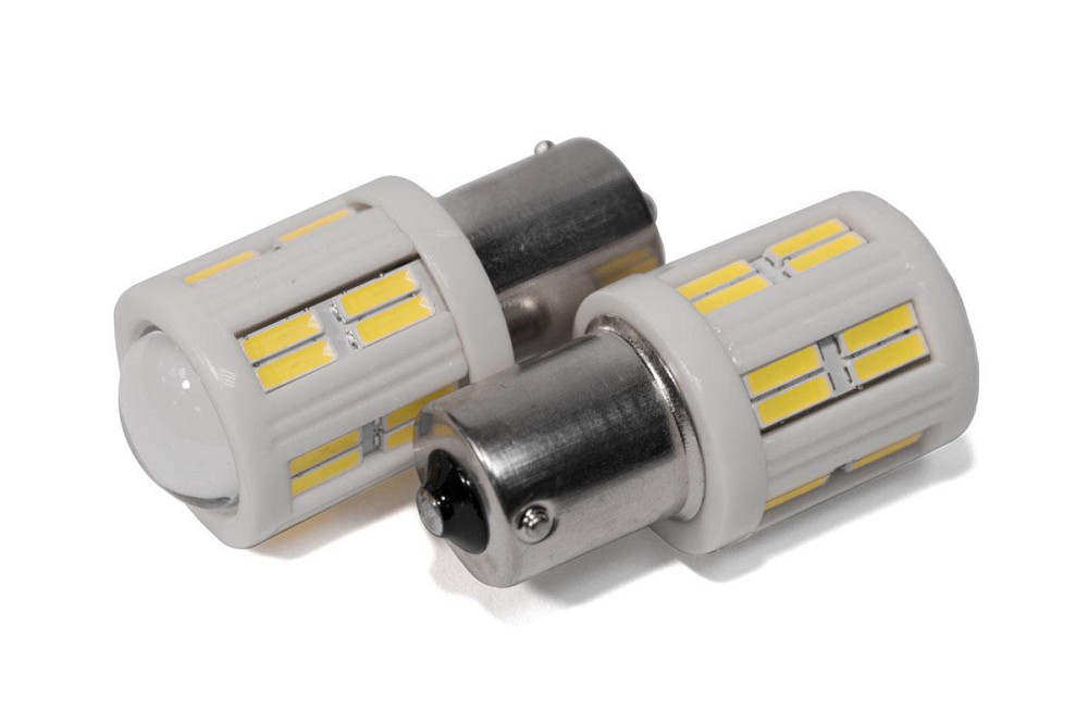 Світлодіодна лампа StarLight T25 28 (24+4 лінза) діодів 4014 12 V-24 V 3.5 W WHITE кераміка Харків - фото 2