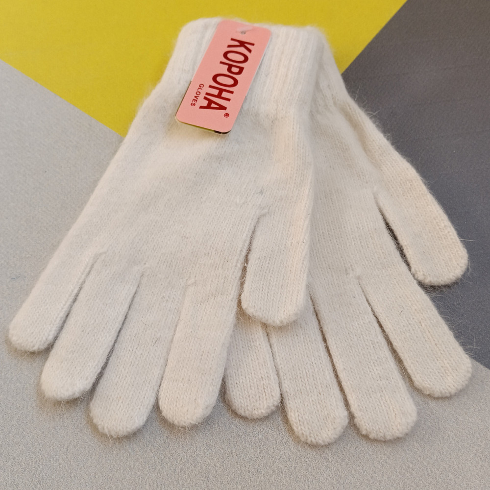 Теплі жіночі рукавички вовняні Київ - фото 1