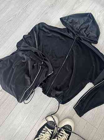 Женский стильный комфортный костюм двойка велюр спорт Premium Одесса