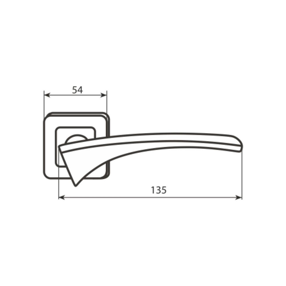 Ручка Como золото/мат черный  R ф/з RDA Київ - фото 2