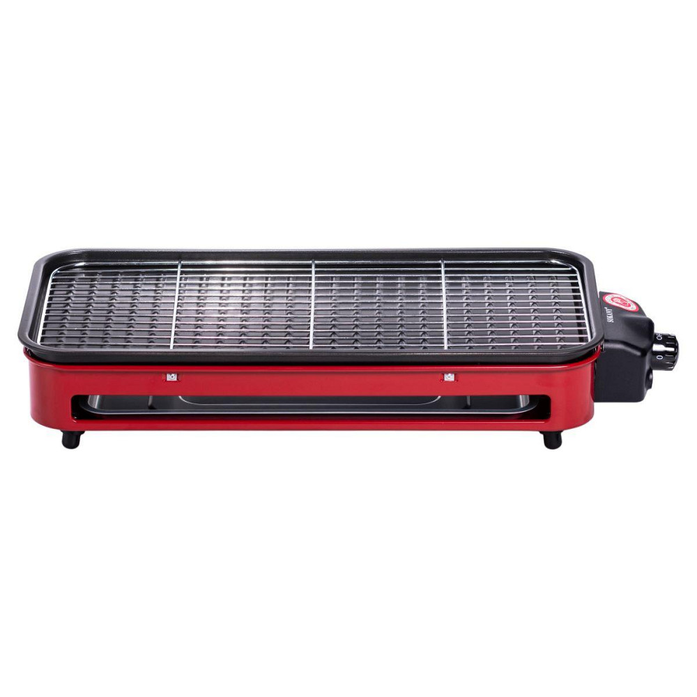 Електричний гриль настільний червоний 1500 Вт Sokany SK-6112 Київ - фото 2