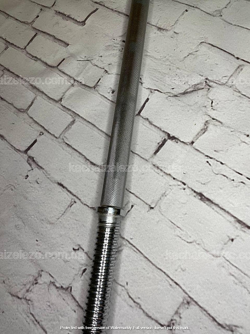 Гриф для штанги 200 см з діаметром 28 мм Гантелі, гирі, штанги та диски хромований Київ - фото 6