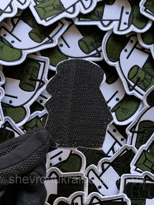 Шеврон флорк снабженець (Форма контурна. На липучці) Розмір 8x6см Київ - фото 7