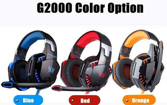 Ігрові навушники Kotion Each G2000 з мікрофоном і підсвіткою. Харків