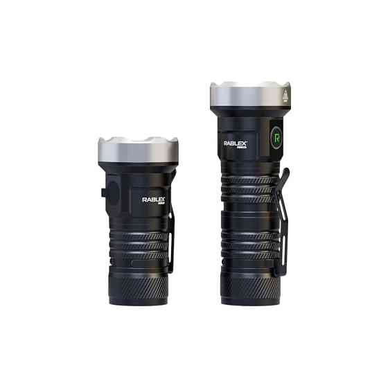 Ручний ліхтар Rablex RB923, Білий + Синій + Зелений + Червоний +Фіолетовий + Жовтий, ЗП Type-C, Дніпро