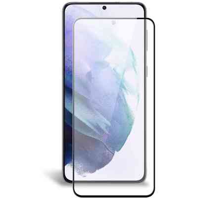 Стекло защитное PowerPlant Full screen Samsung Galaxy S21, Black (GL609789) Винница