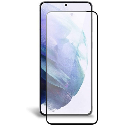 Стекло защитное PowerPlant Full screen Samsung Galaxy S21, Black (GL609789) Винница - изображение 1