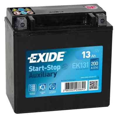 Аккумулятор автомобильный EXIDE START STOP AUXILIARY 13Ah (+/-) (200CCA) (EK131) Винница