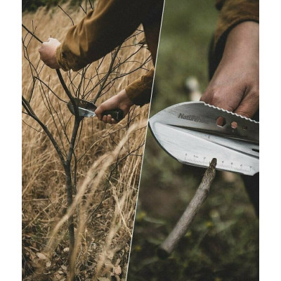 Тактическая лопата Naturehike NH20GJ001 (6927595744666) Винница - изображение 4