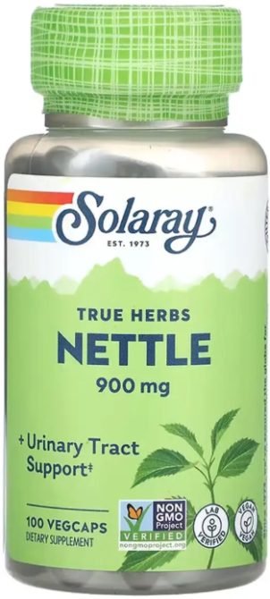 Крапива Solaray Nettle Leaf 450mg 100 вег капс Киев - изображение 1