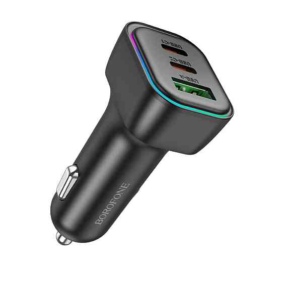 Автомобільний зарядний пристрій BOROFONE BZ28C Trophie PD60W Black 6941991110870 Одеса
