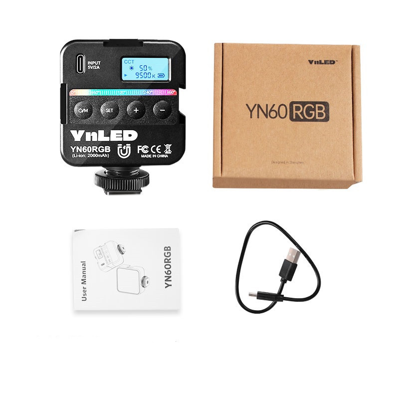 Накамерный свет LED RGB 2500-9500К CRI 95+ Yongnuo YN60RGB Киев - изображение 4
