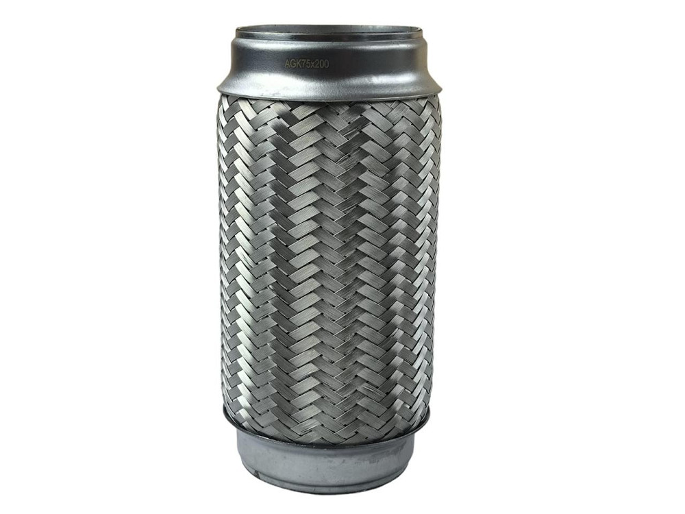 Гофра 75х200 (3-х слойная) AGK глушителя Мукачево - изображение 1