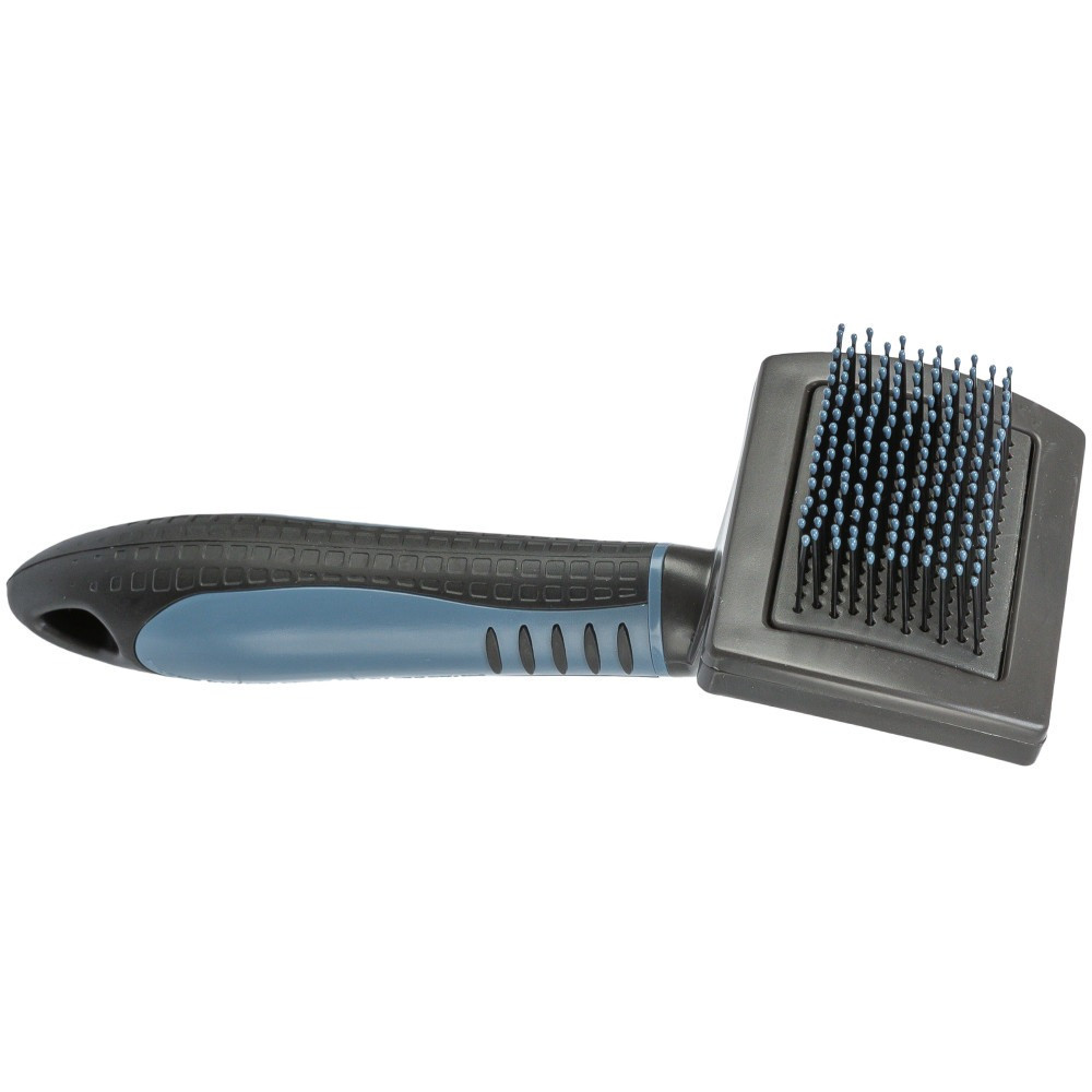 Щітка-пуходерка Trixie для собак м_яка з пластиковою ручкою та захисними кульками 7х16 см Київ - фото 2