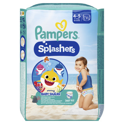 Подгузники Pampers для плавания Splashers Размер 4-5 (9-15 кг) 11 шт (8001090698384) Винница - изображение 2