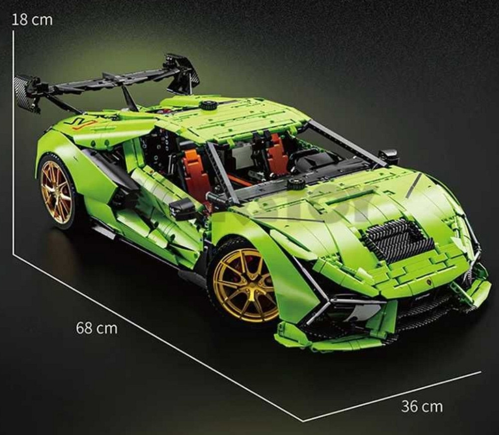 ЕКСЛЮЗИВ‼️Конструктор Technic Lamborghini SVJ 1:6 - 6626 деталей. Киев - изображение 6
