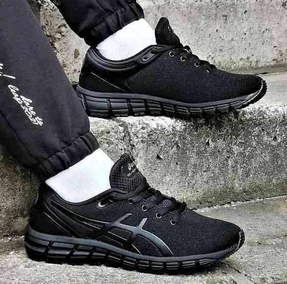 Кросівки Asics GEL Чорні Чоловічі Асикс Гель (розміри: 41,42,43,44,45,46) Відео Огляд Дніпро