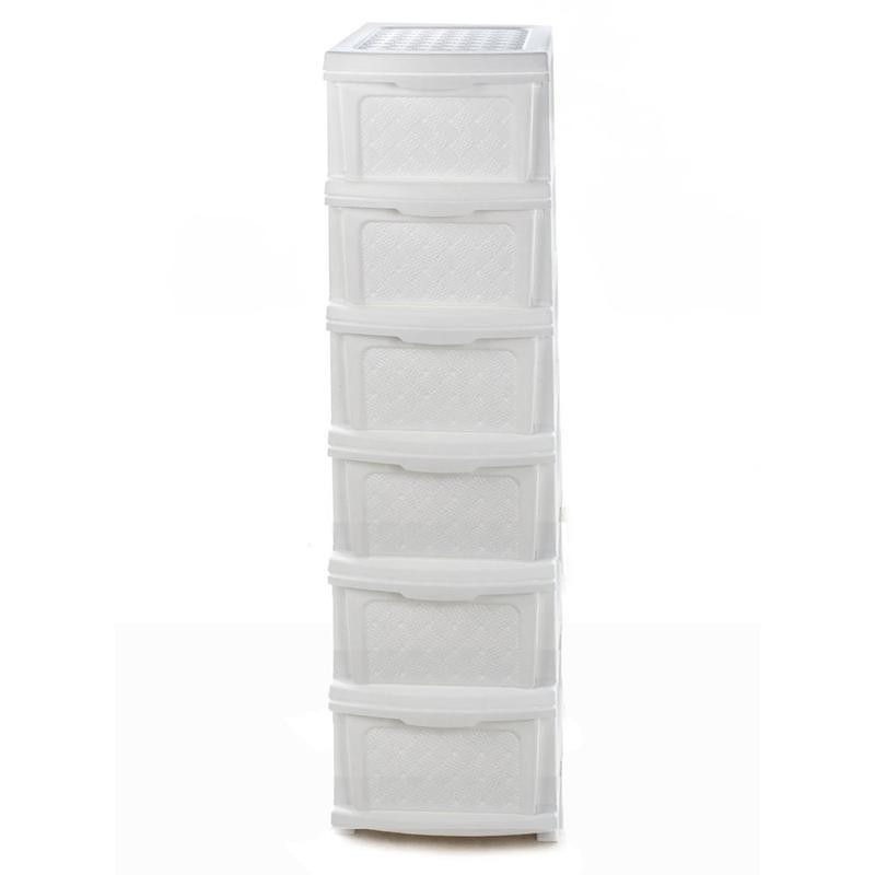 Комод пластиковый белый R-Plastic 