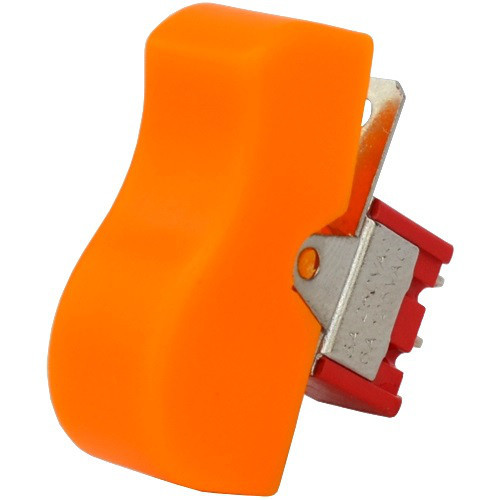 Тумблер з клавішею RLS-102-D1 (ON-ON) , 3-х контактний, 3A, 250VAC, жовтий Полтава - фото 1