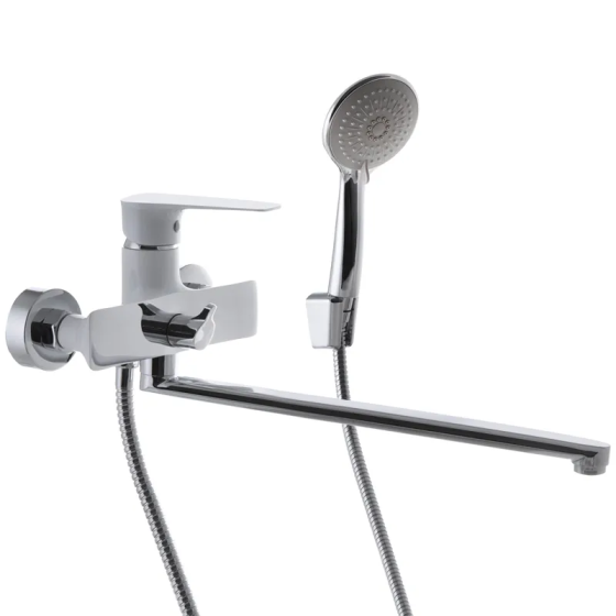 Змішувач для ванни Mixxus Premium Eva 006 Euro Білий   ( MI5813 ) 28473 Харьков