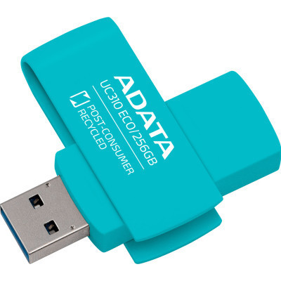 USB флеш накопитель ADATA 256GB UC310 Eco Green USB 3.2 (UC310E-256G-RGN) Винница - изображение 1