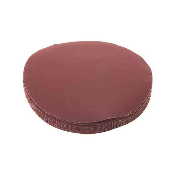 Круг наждаковий на липучці 125 мм, папір клас E, щільність 220 г/м², К400, 10 од. INTERTOOL BT-0569 Київ