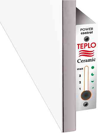 Електрический полотенцесушитель керамический TCMT-T 250 (белый) 603х603х15 Киев