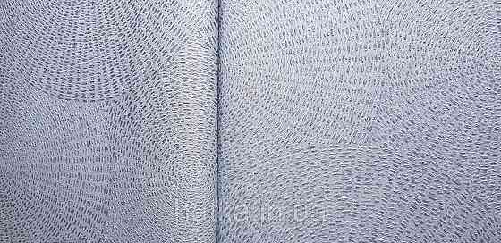 Обои виниловые на флизелиновой основе Rasch Ascona 1.06х10 абстракция круги точки структурные серебристые 3д Киев