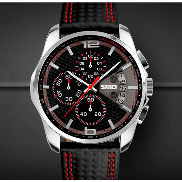 Чоловічий годинник Skmei 9106 Spider red Вінниця - фото 4