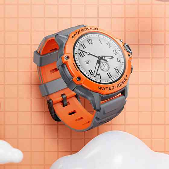 Детские смарт-часы HOCO Y107 4G 32mm. 700 mAh. IP54. children phone watch orange Одесса