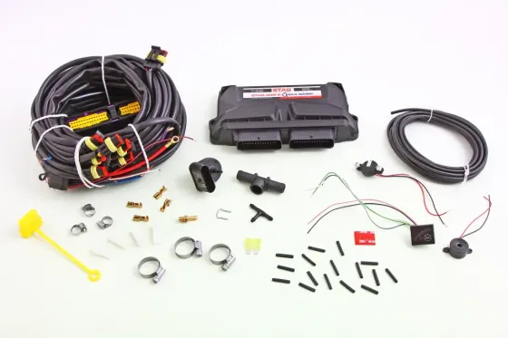 Электроника ГБО 6 цил. Stag 6 Qmax Basic LED-300 без ДТР (разъемы Valtek) Винница