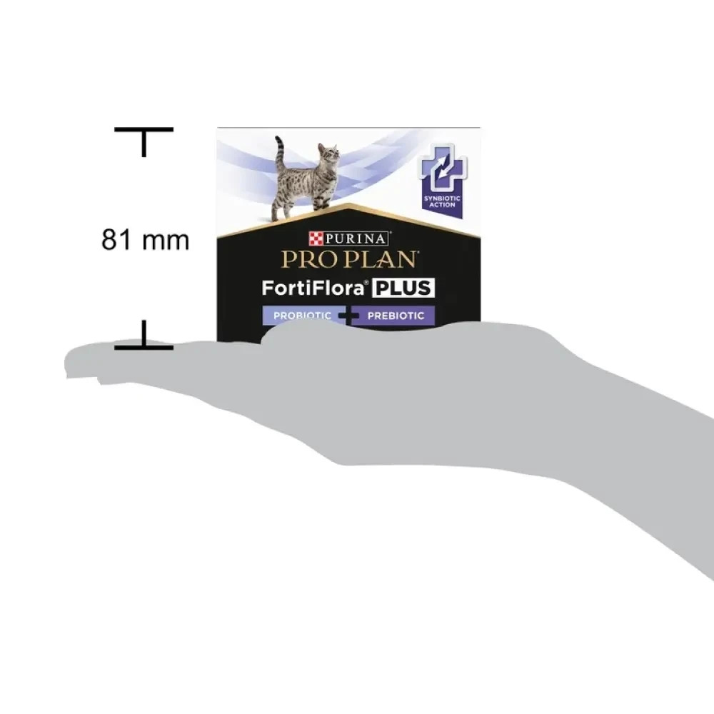 Пробиотик с пребиотиком PRO PLAN FortiFlora PLUS для взрослых кошек и котят для поддержания нормальной миклофлоры кишечника, 30x1.5 г Киев - изображение 3