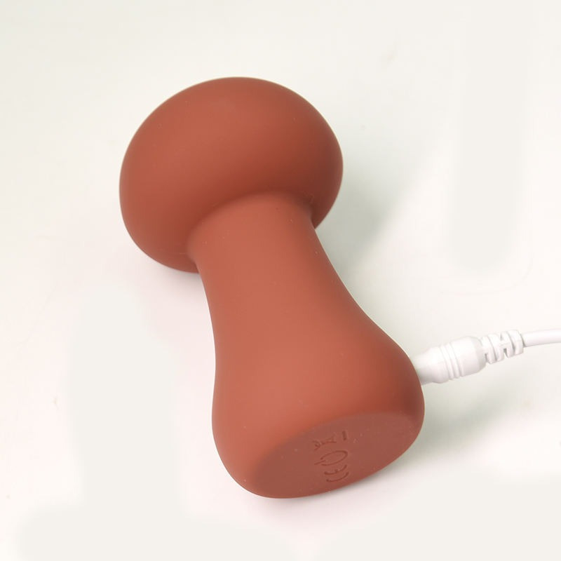 Вибратор для клитора в форме грибочка Sweet Em Velvet Lure Коричневый Sex Aura Киев - изображение 2