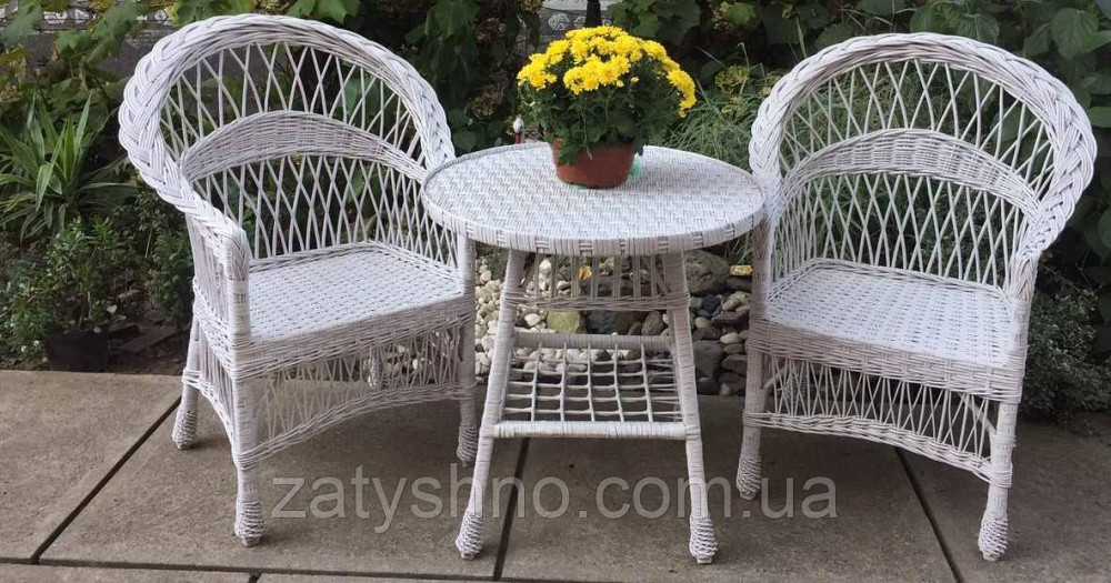 Меблі білі плетені із Закарпаття Київ - фото 5