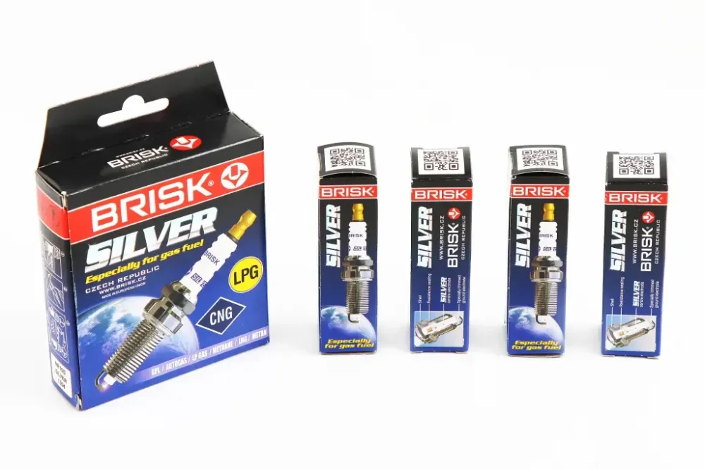 Свічки « Brisk » Silver ГАЗ-332-402 дв. газ (включений на 21, зазор 0.55, коротка спідниця) Вінниця - фото 2