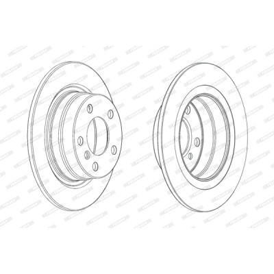 Тормозной диск FERODO DDF2197C Винница - изображение 1