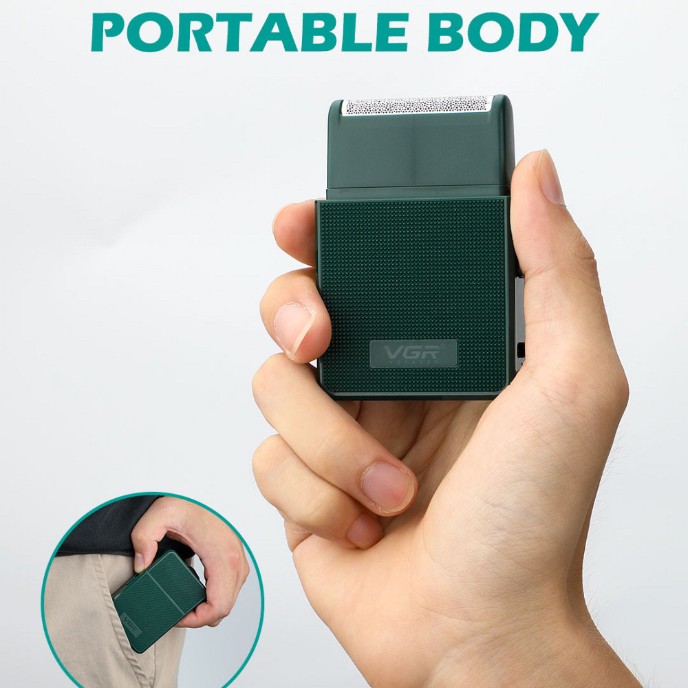 Акумуляторна бритва для гоління голови, Електричне бездротове гоління, Професійна бритва з акумулятором OI-23 Львів - фото 9