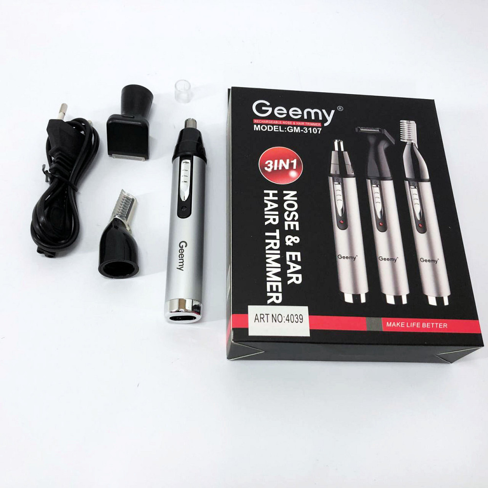 Тример для бороди носа вух волосся GEMEI, Тример для носа і вух хорошої якості насадка KC-80 Львів - фото 2