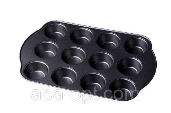 Форма антипригарная для выпекания кексов 12 шт 35 х 26 х 3 см (шт) Одесса