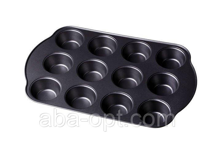 Форма антипригарная для выпекания кексов 12 шт 35 х 26 х 3 см (шт) Одесса - изображение 1