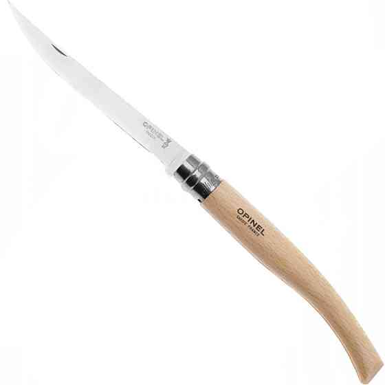 Кухонний ніж філейний Opinel No.12 «Slim Beech» (002560) Нержавіюча сталь Нововолинськ