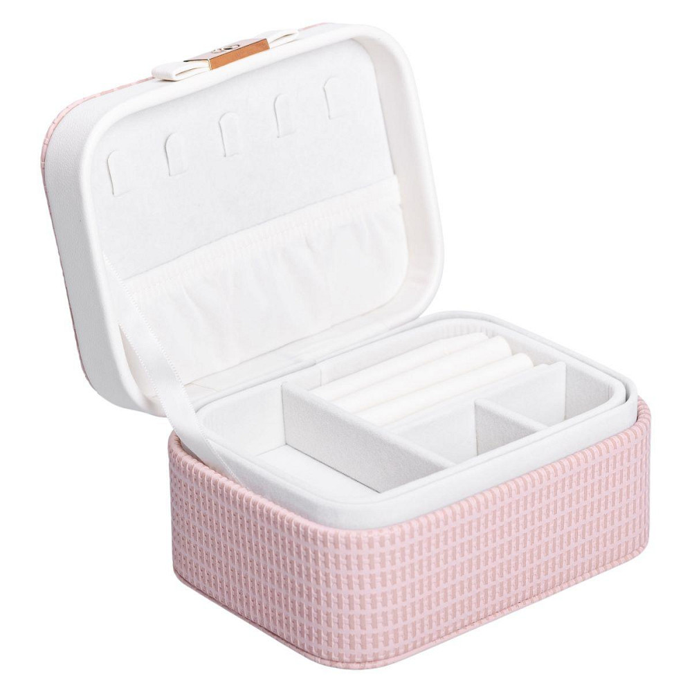 Скринька для прикрас з еко шкіри 15.5×11.5×8.5 ​​органайзер для ювелірних виробів HP-5-37P Київ - фото 2