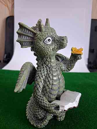 Дракончик Библиофилл 10 х 11 см из полистоуна Для дома и сада Одесса