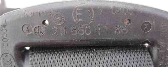 Mercedes-Benz  A2118604186 Ремінь безпеки передній лівий чорний рестайл E-Class W211 CLS C219 Одесса