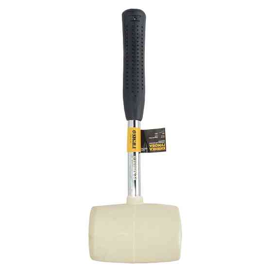 Sigma Киянка резиновая белая 680г металлическая обрезиненная рукоятка SIGMA (4317431) Коломыя
